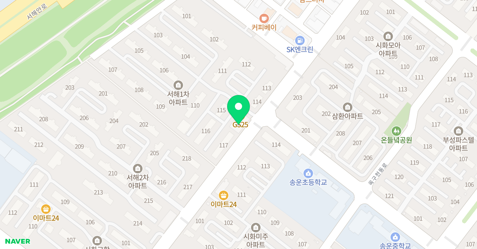 아이사랑뮤즈 음악학원 위치