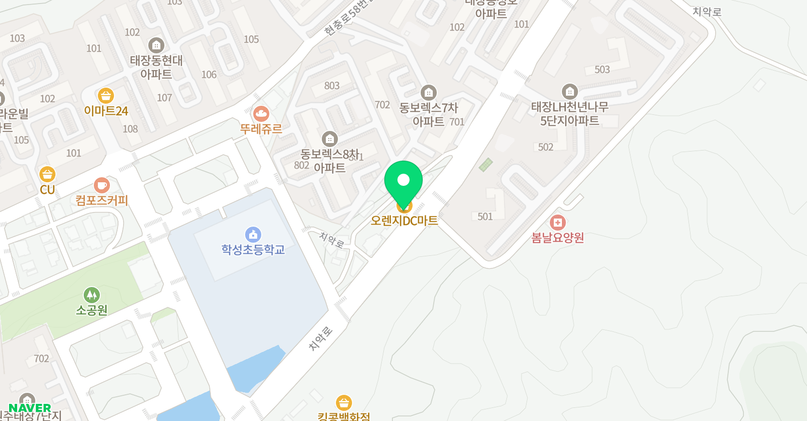 삼성영어 태일캠퍼스 위치