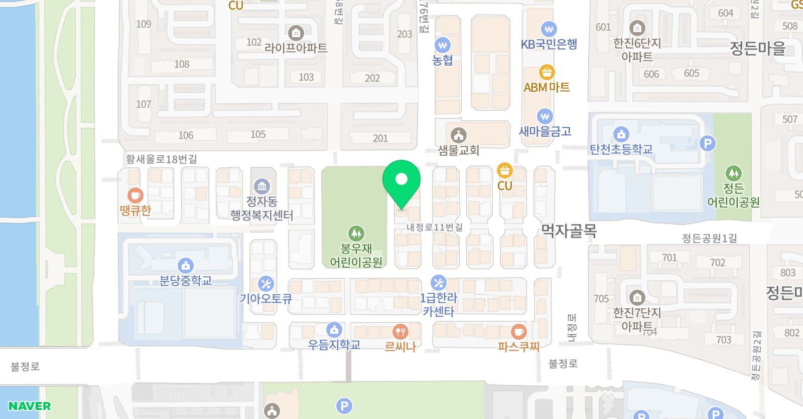 작업실산책 위치
