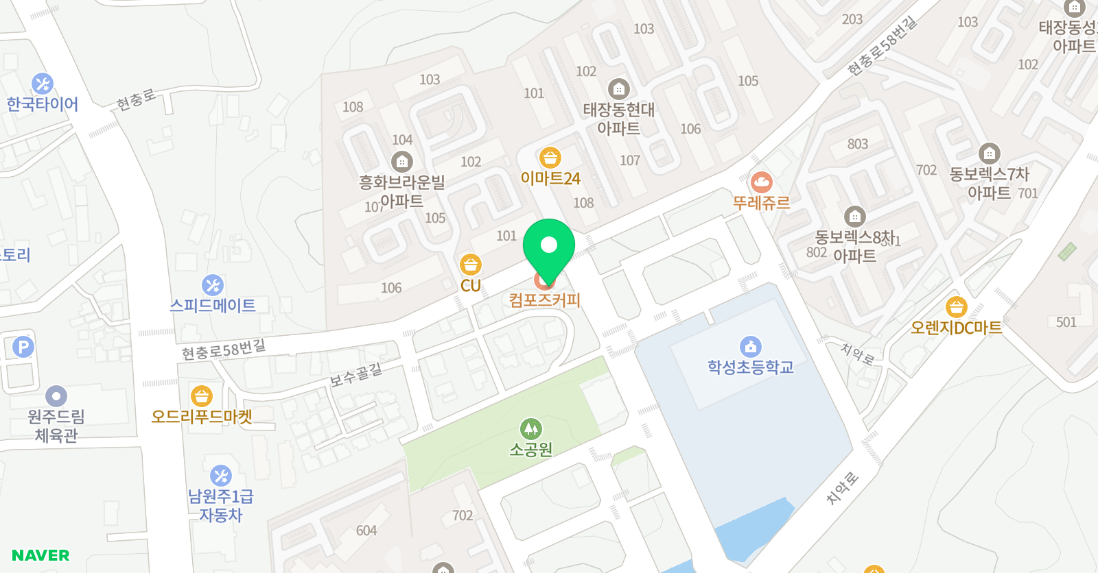 리틀킹 영어수학학원 위치