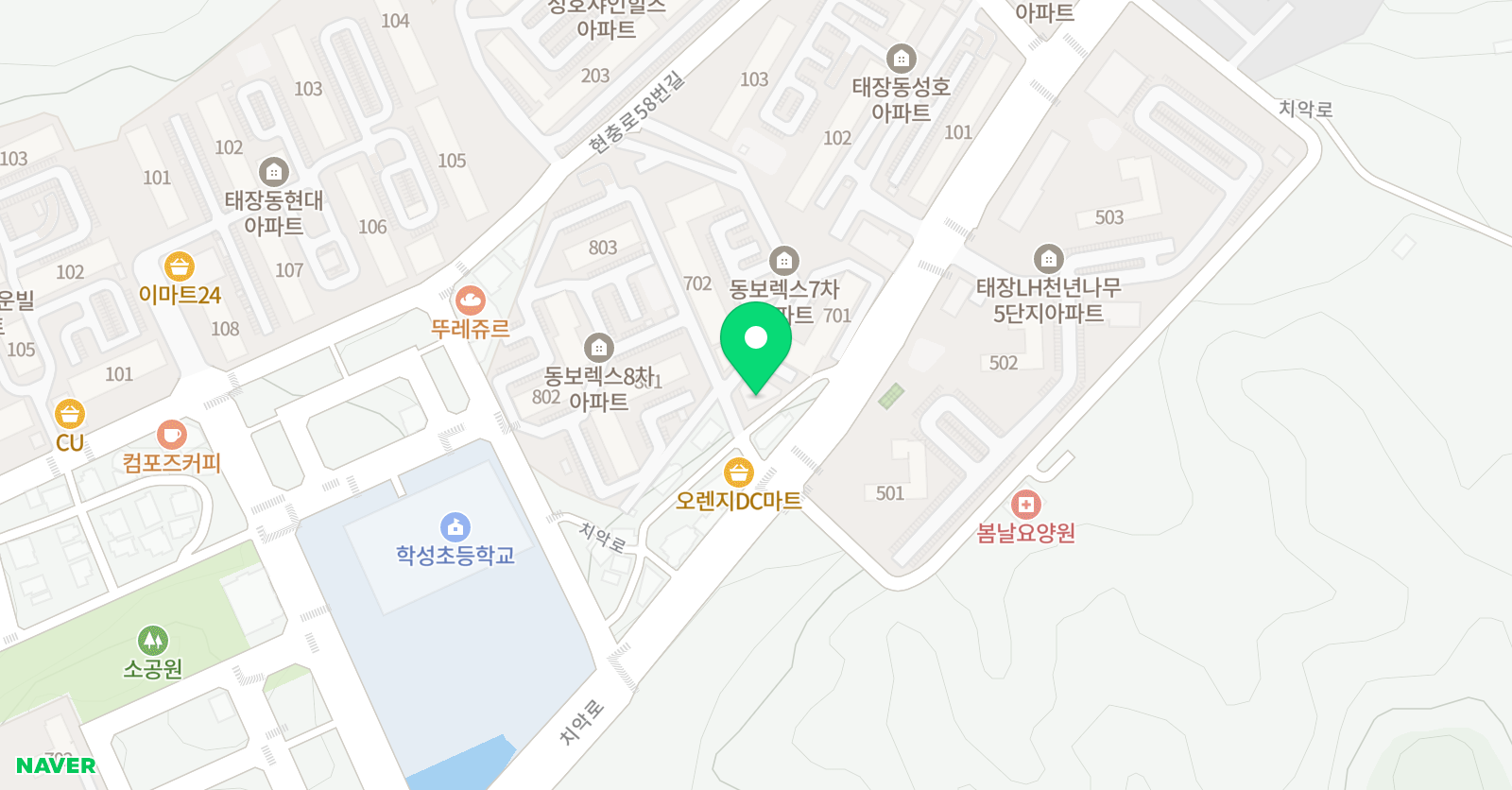 아이꿈 미술학원 위치