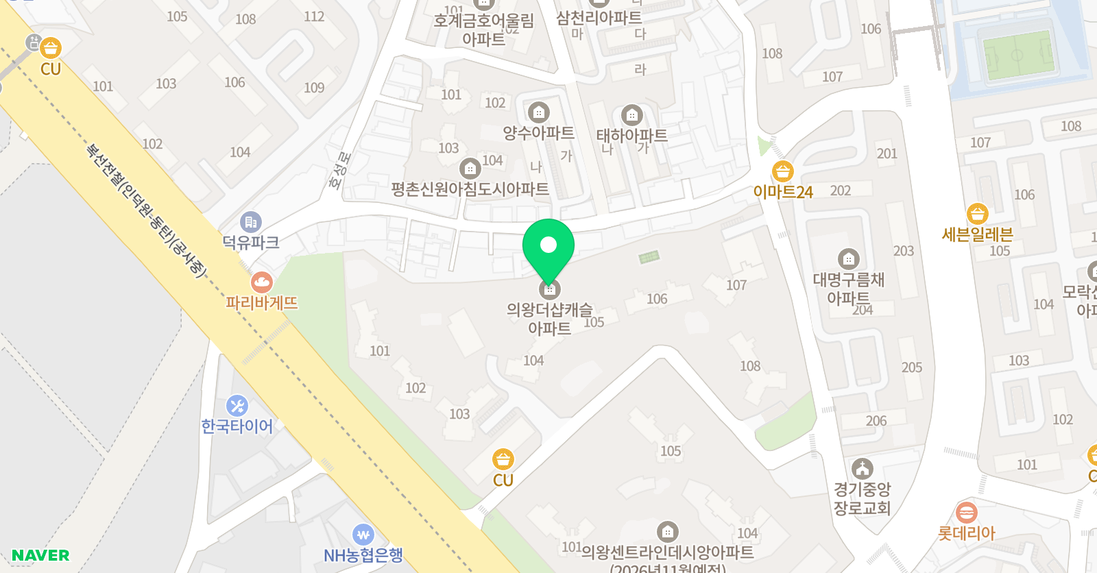 점프킹 줄넘기클럽 의왕초점 위치