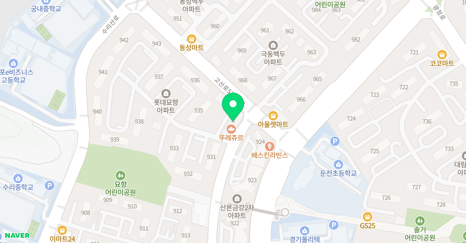 예랑음악학원 위치