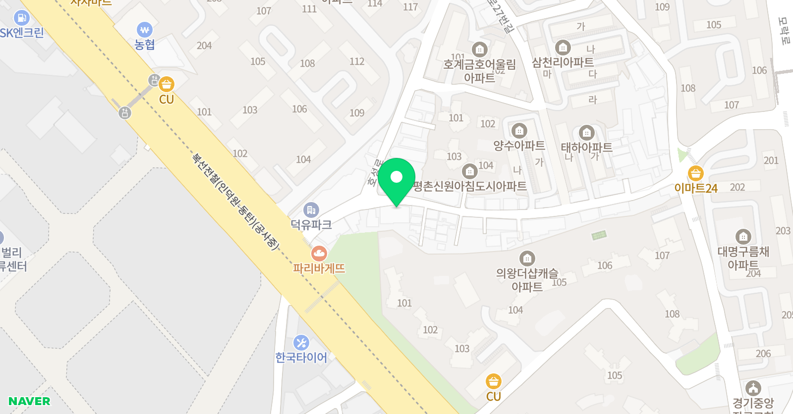T주니어 스포츠스쿨 위치