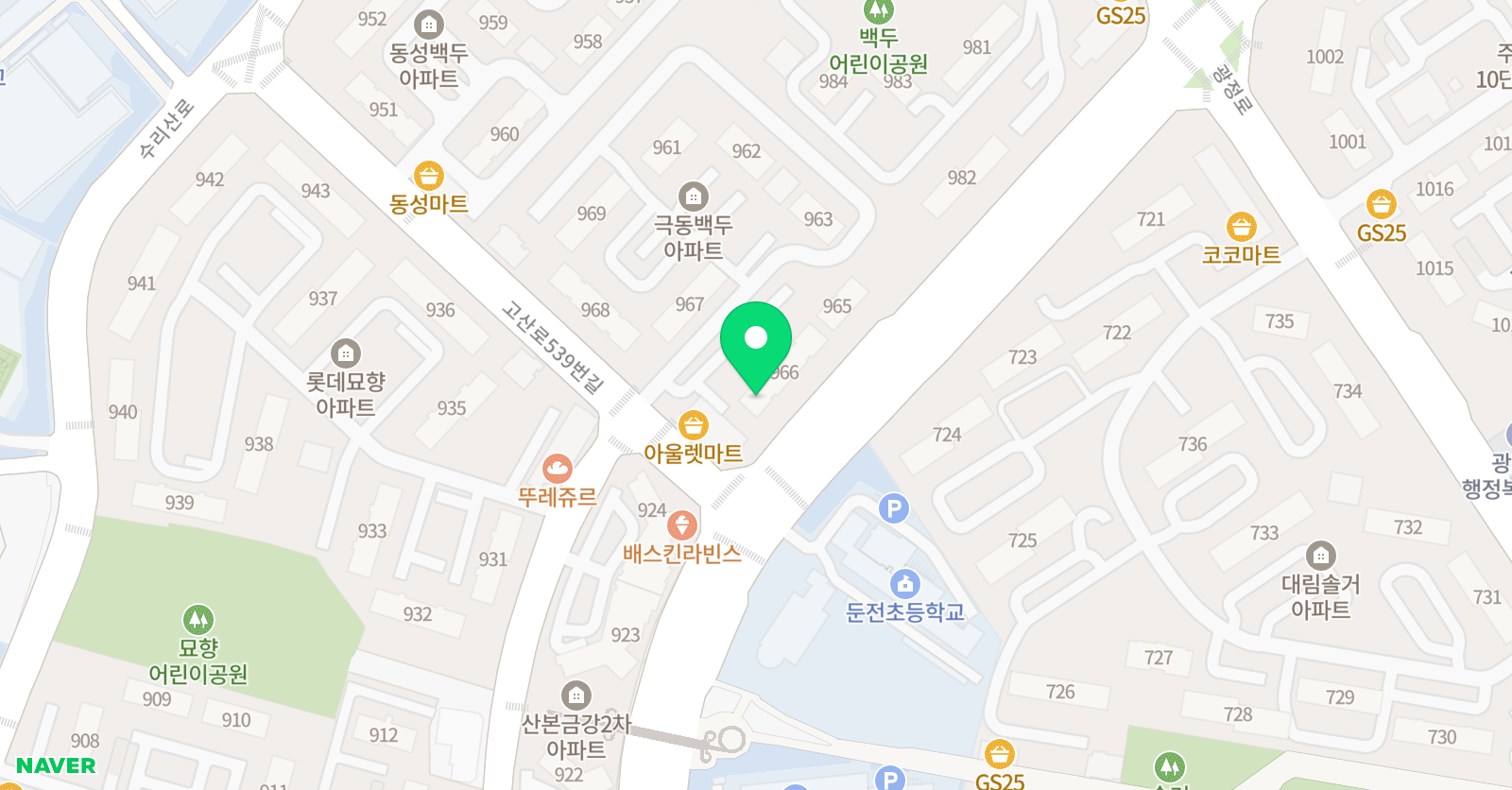라온북 문해력센터 위치