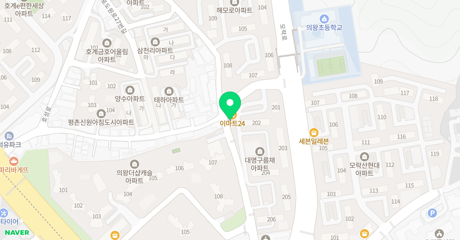 박샘 수학 위치