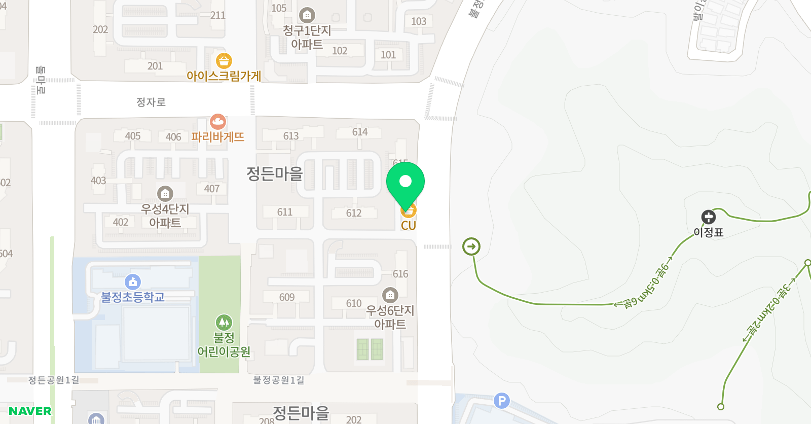 용인대명문 태권도 위치