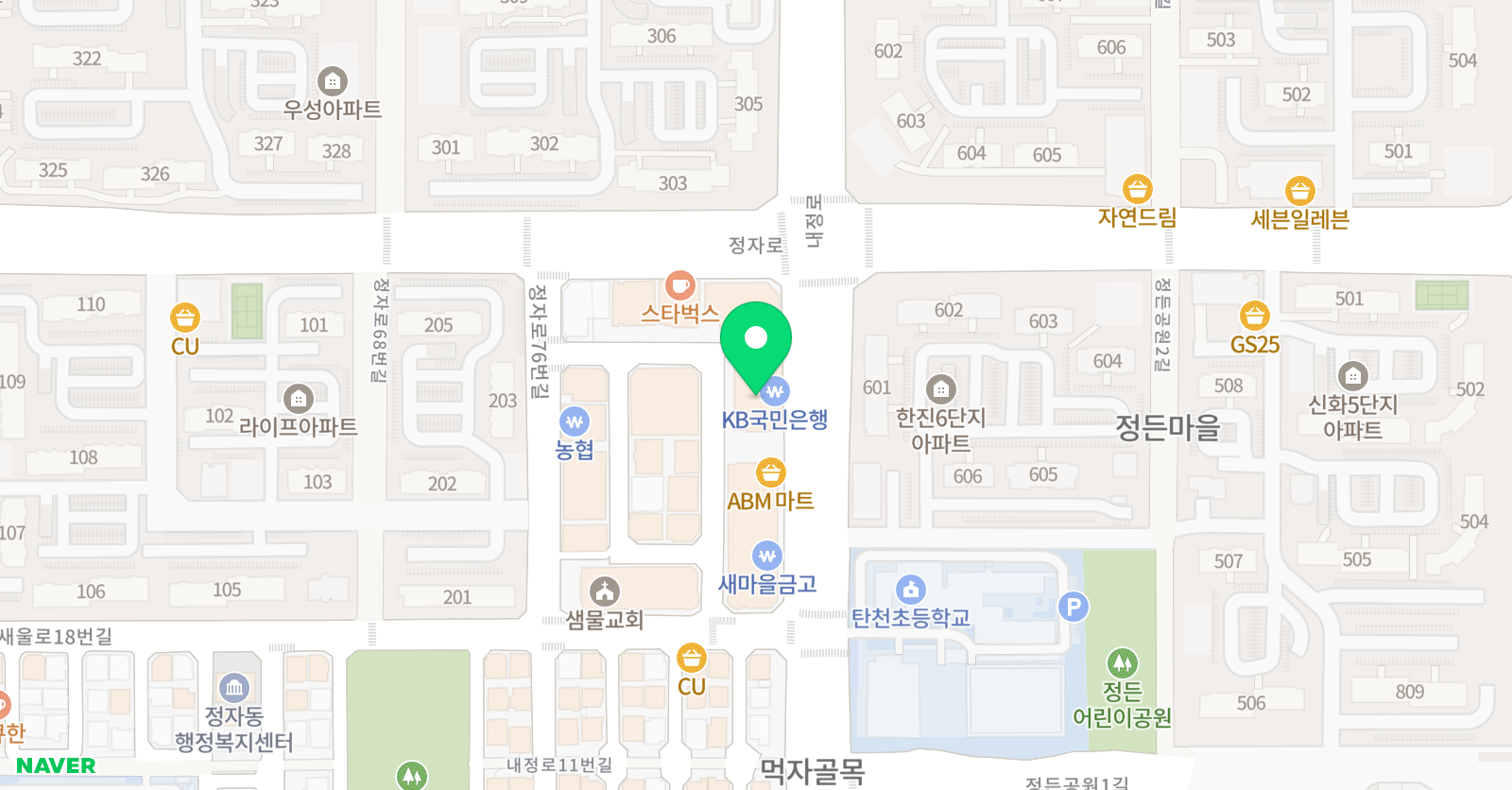 아카디 수학보습학원 위치