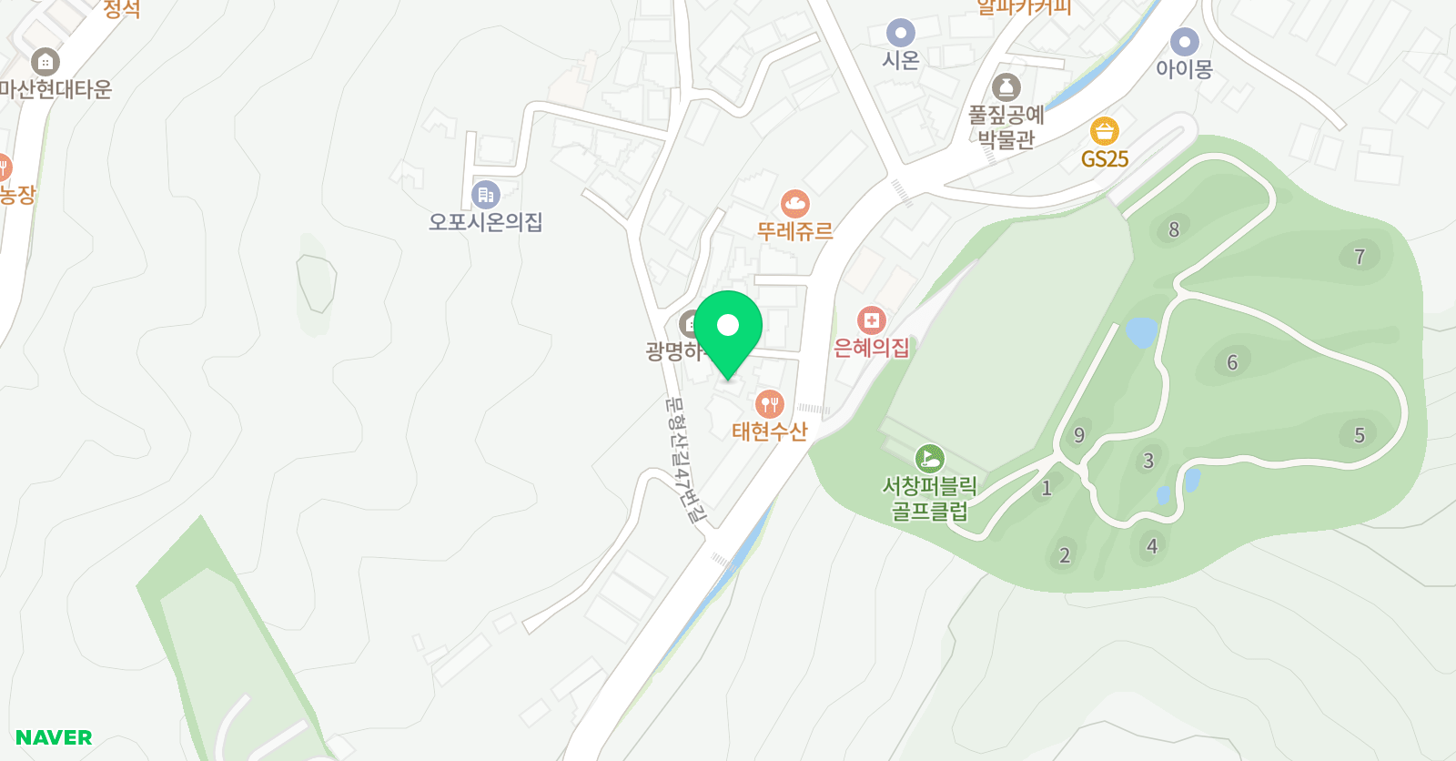 링키영어 광주신현점 위치