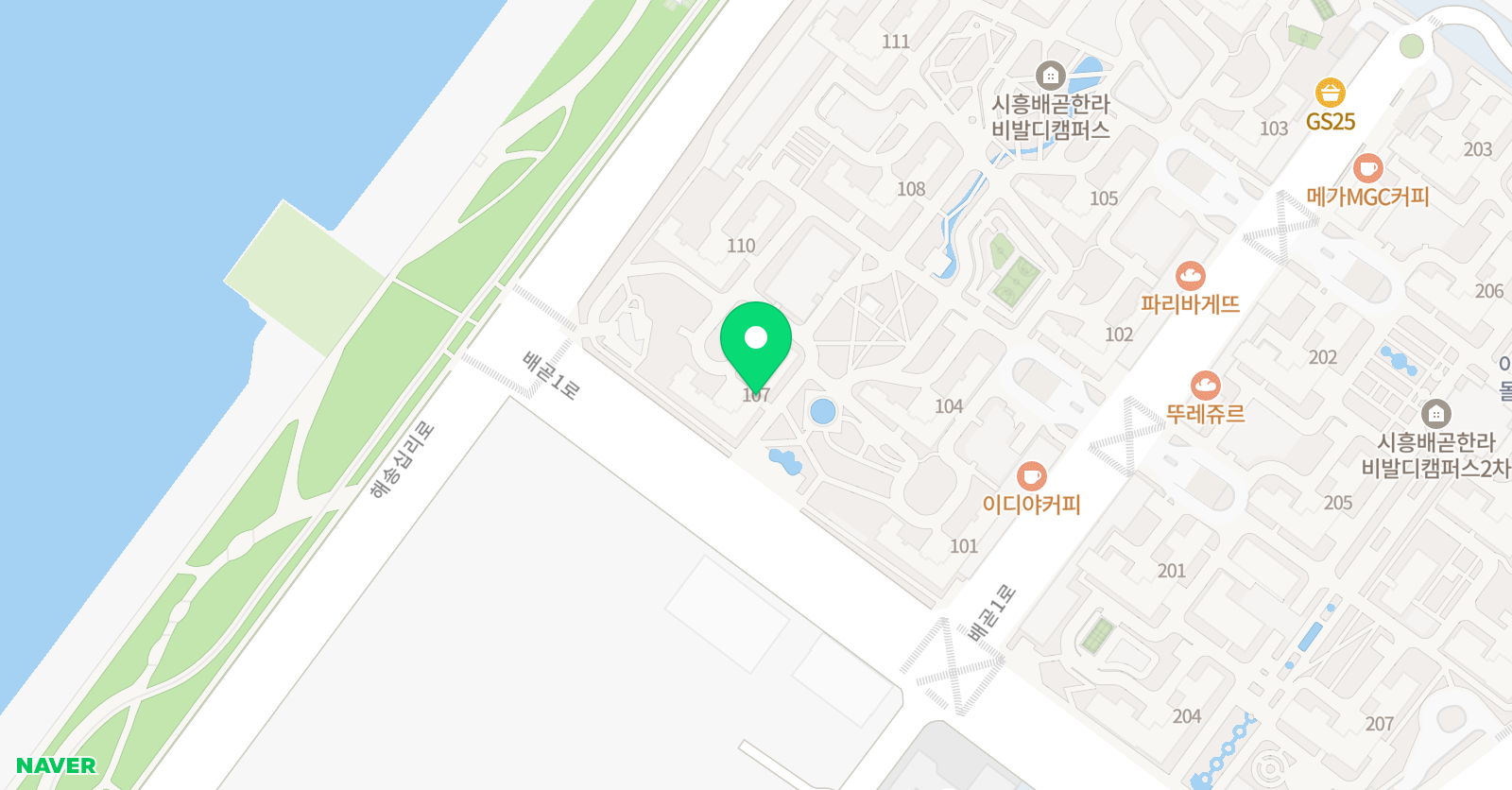 플레이팩토 배곧한라1차점 위치