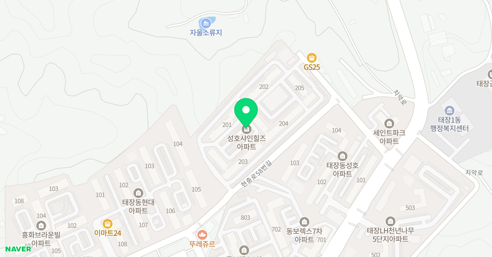 샤인 공부방 위치