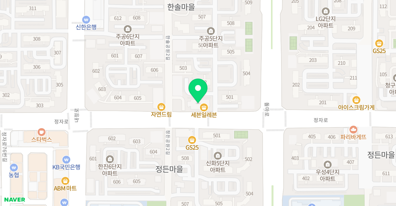 솔루니 분당정자교습소 위치