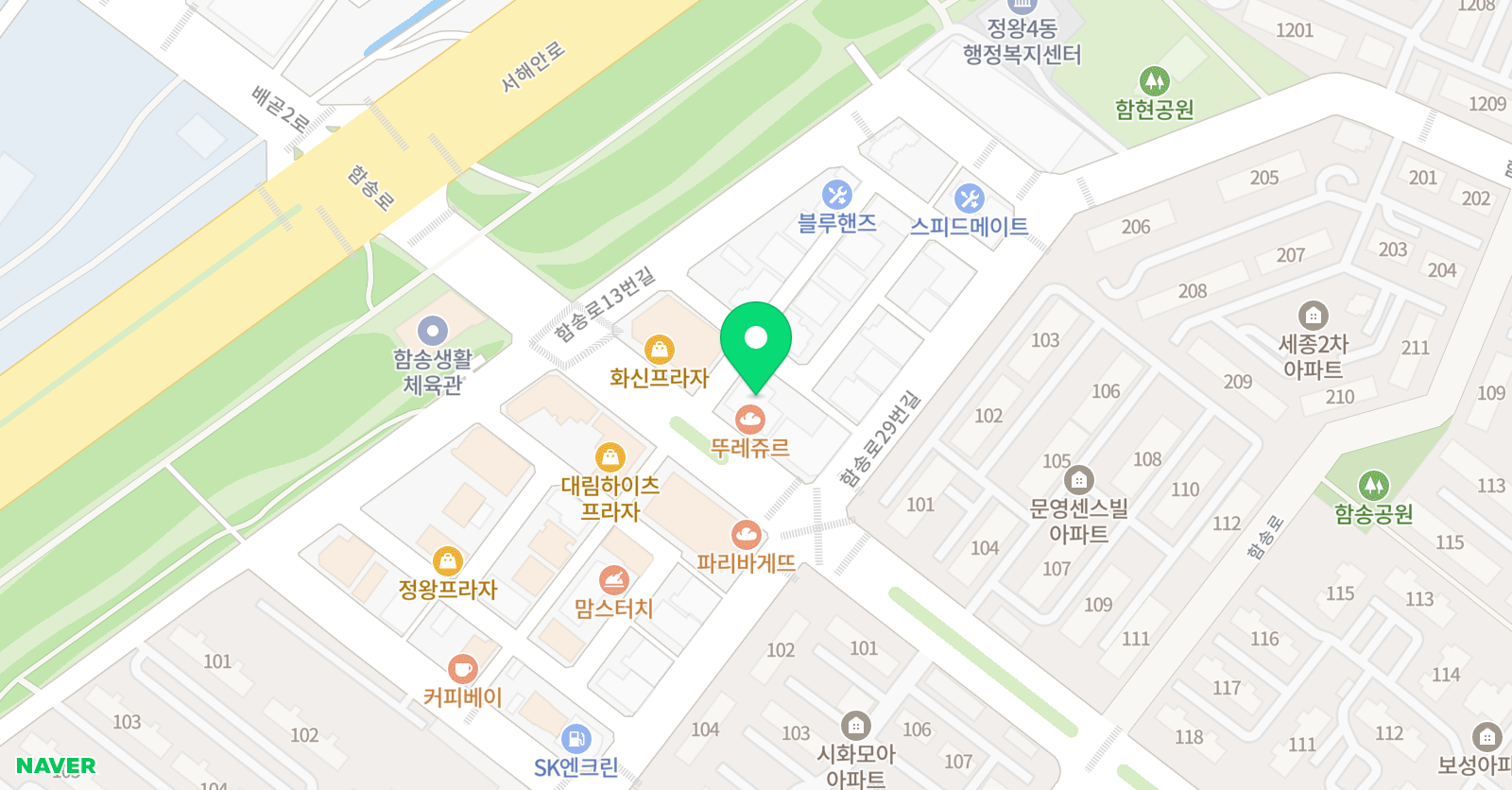 베스트 학원 위치