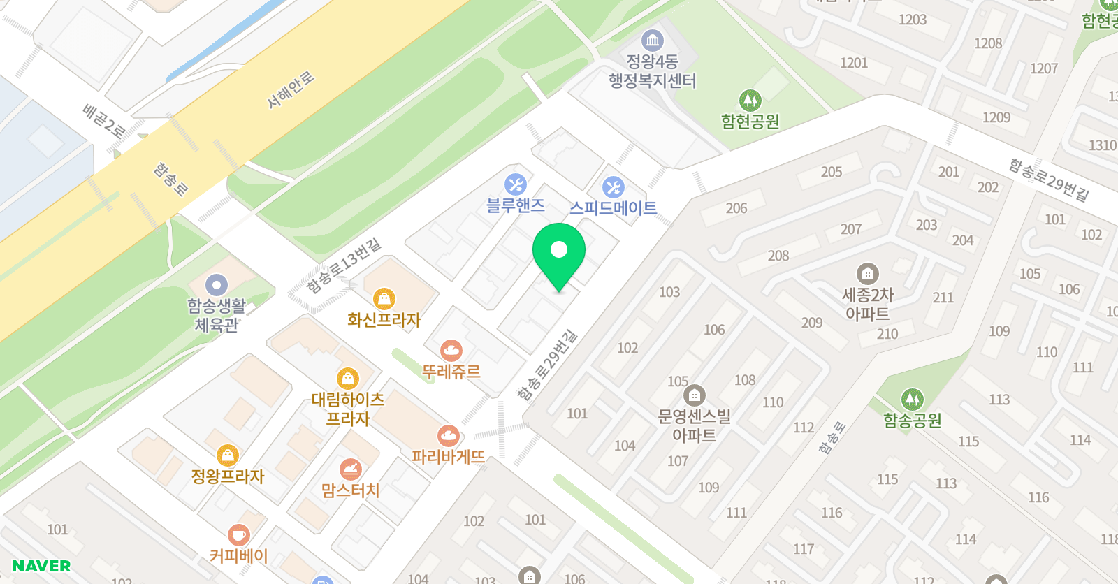 에듀스타 학원 위치