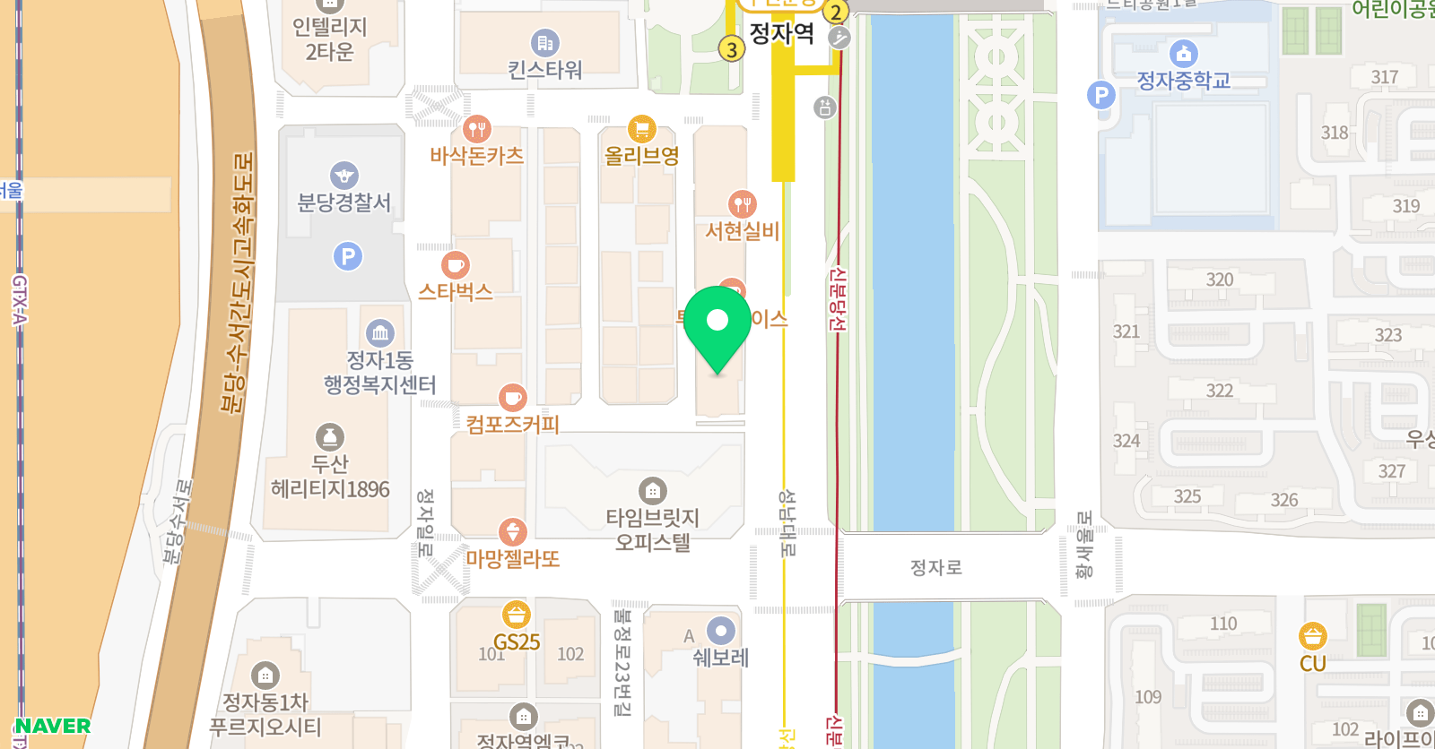 민플라잉앤필라테스 2호점 위치