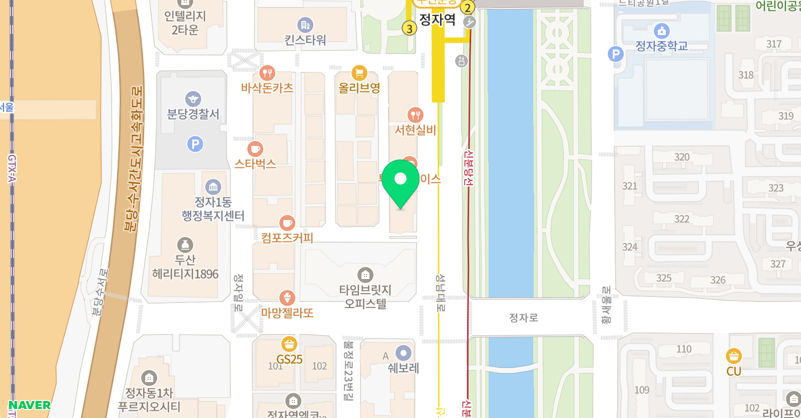 민플라잉앤필라테스 1호점 위치