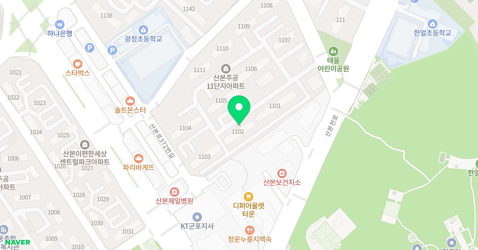 뮤엠 영어 광정네스트 위치