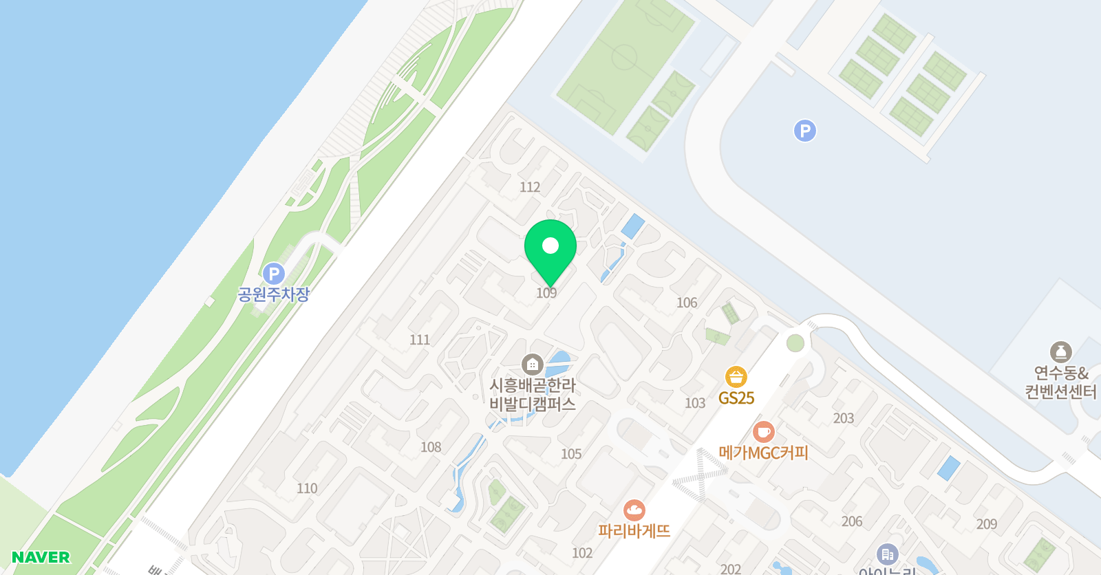 영렘브란트 배곧한라비발디클래스 위치