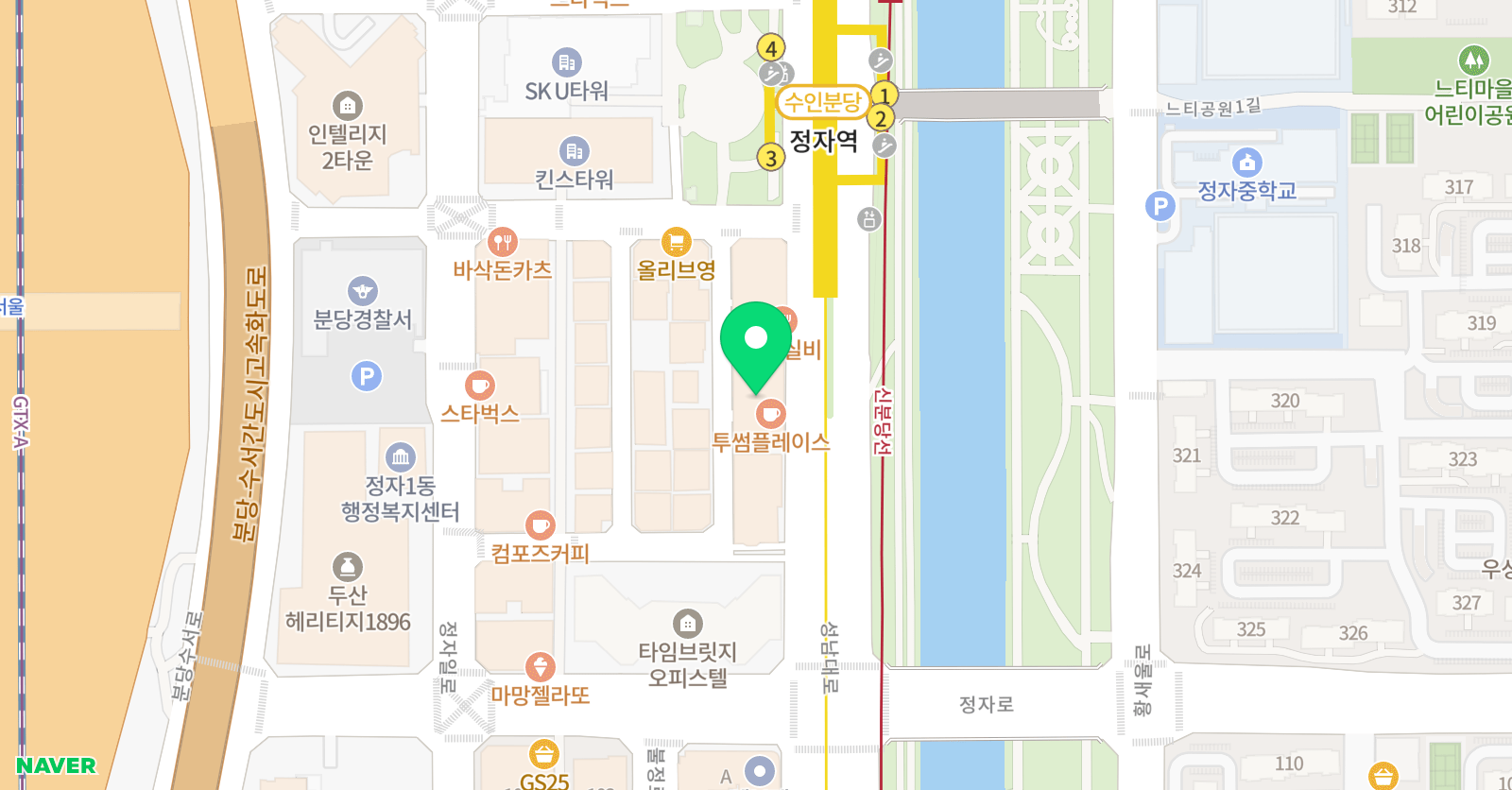 CS 학원 위치