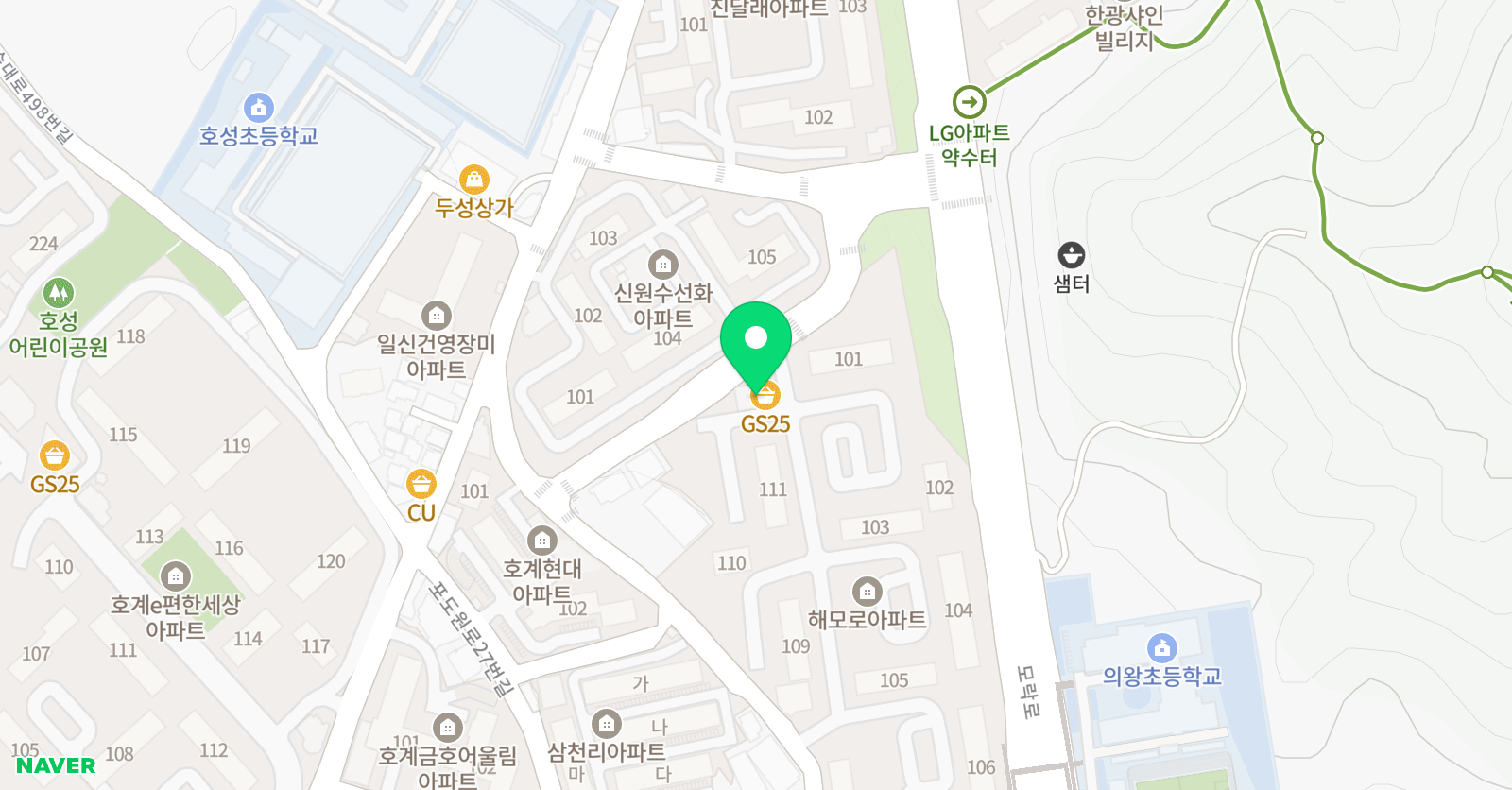 스마트해법 수학 모락교습소 위치