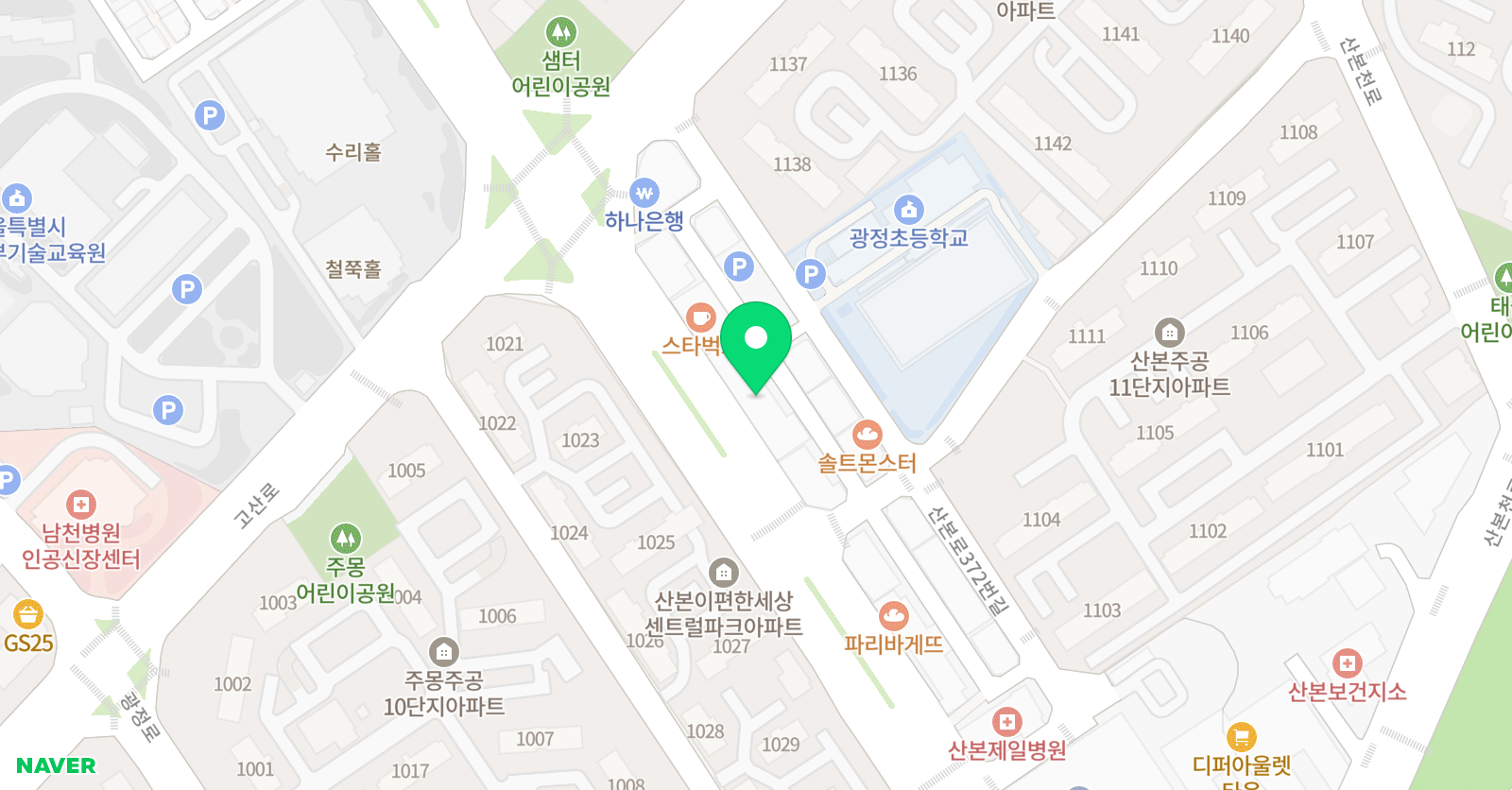 와와 학습코칭센터 산본점 위치