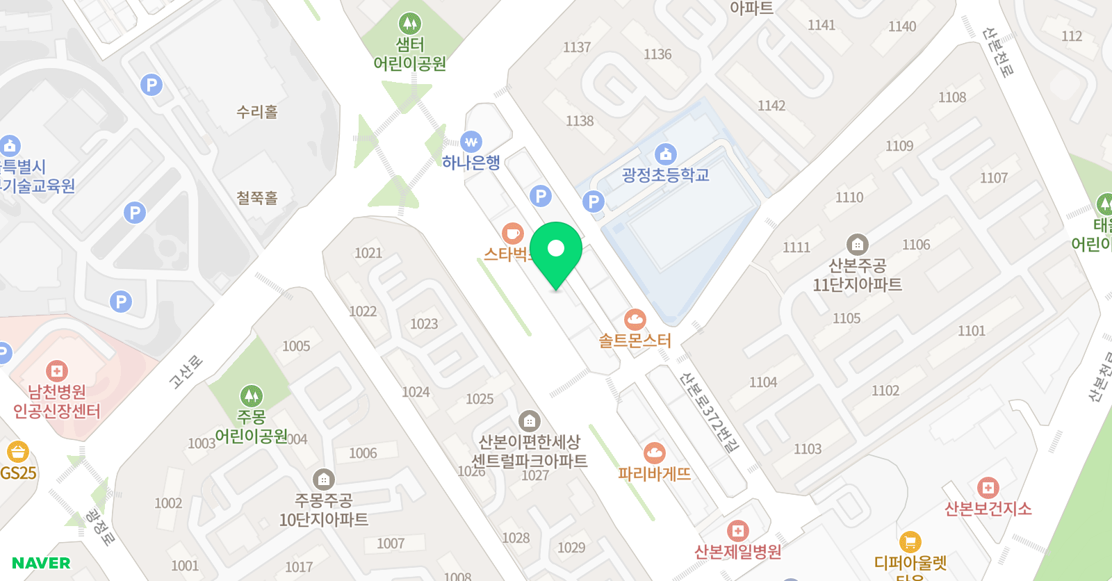 와이즈만 영재교육 산본센터 위치