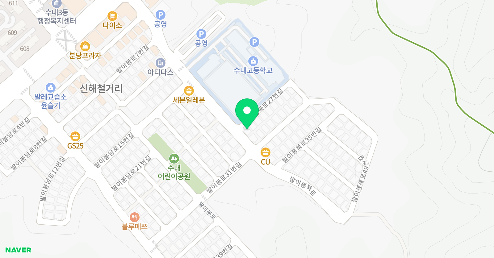 그림 속 화실 위치