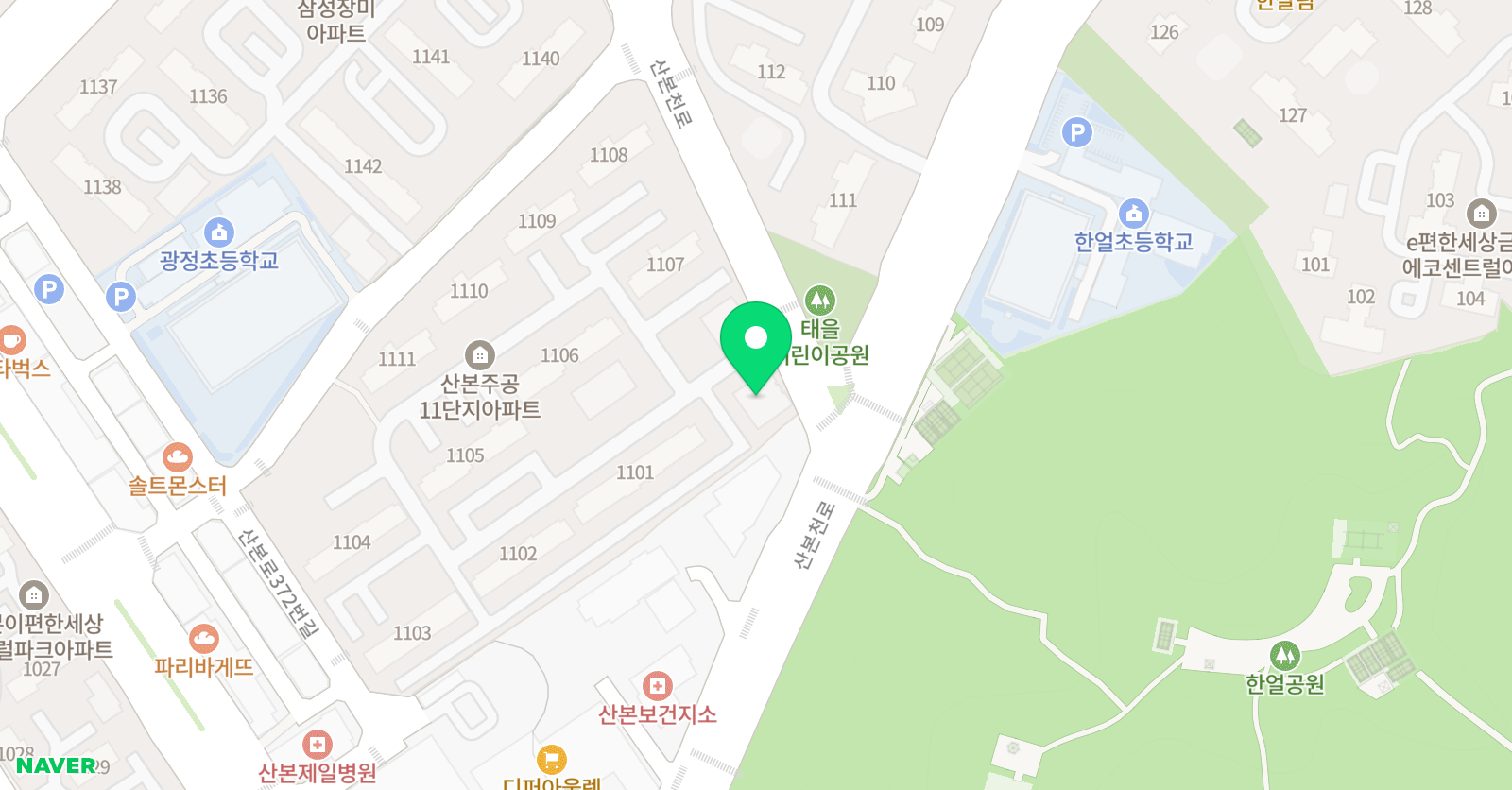 삼성 영어교실 광정 위치