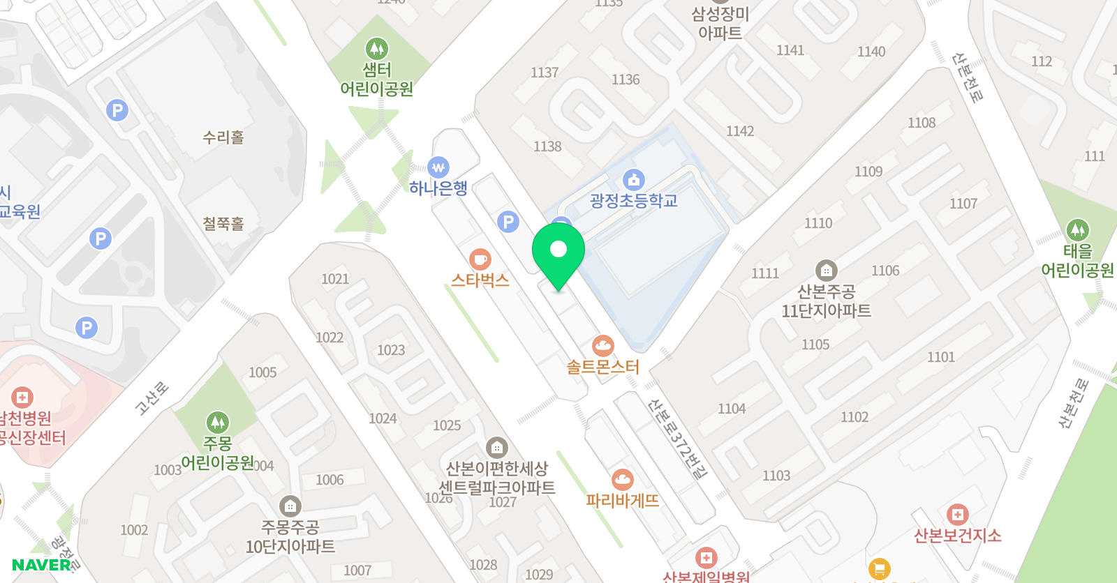 숲 음악학원 위치