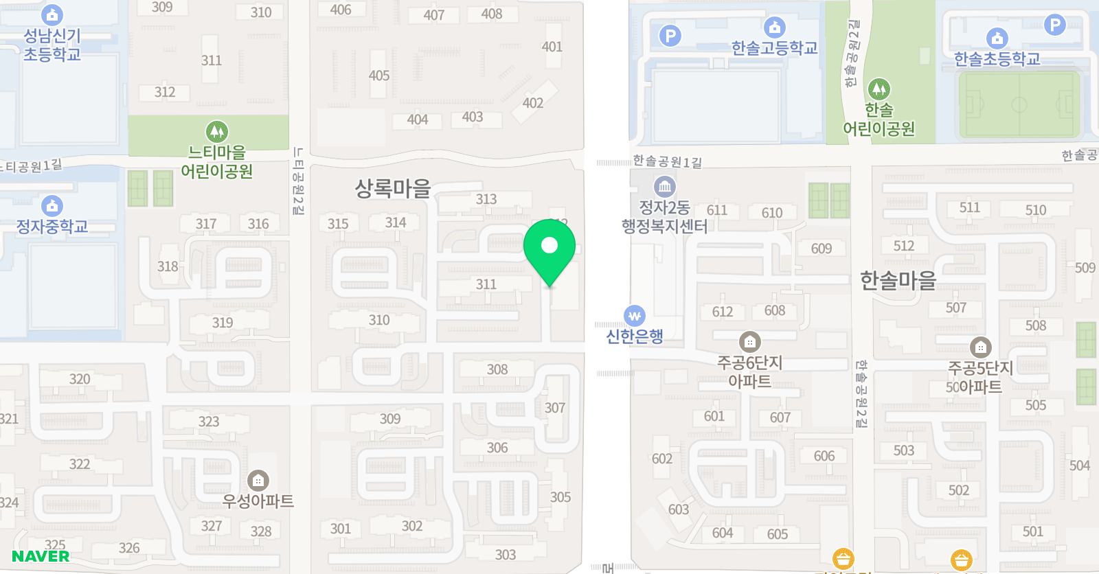 TCC 영어학원 위치