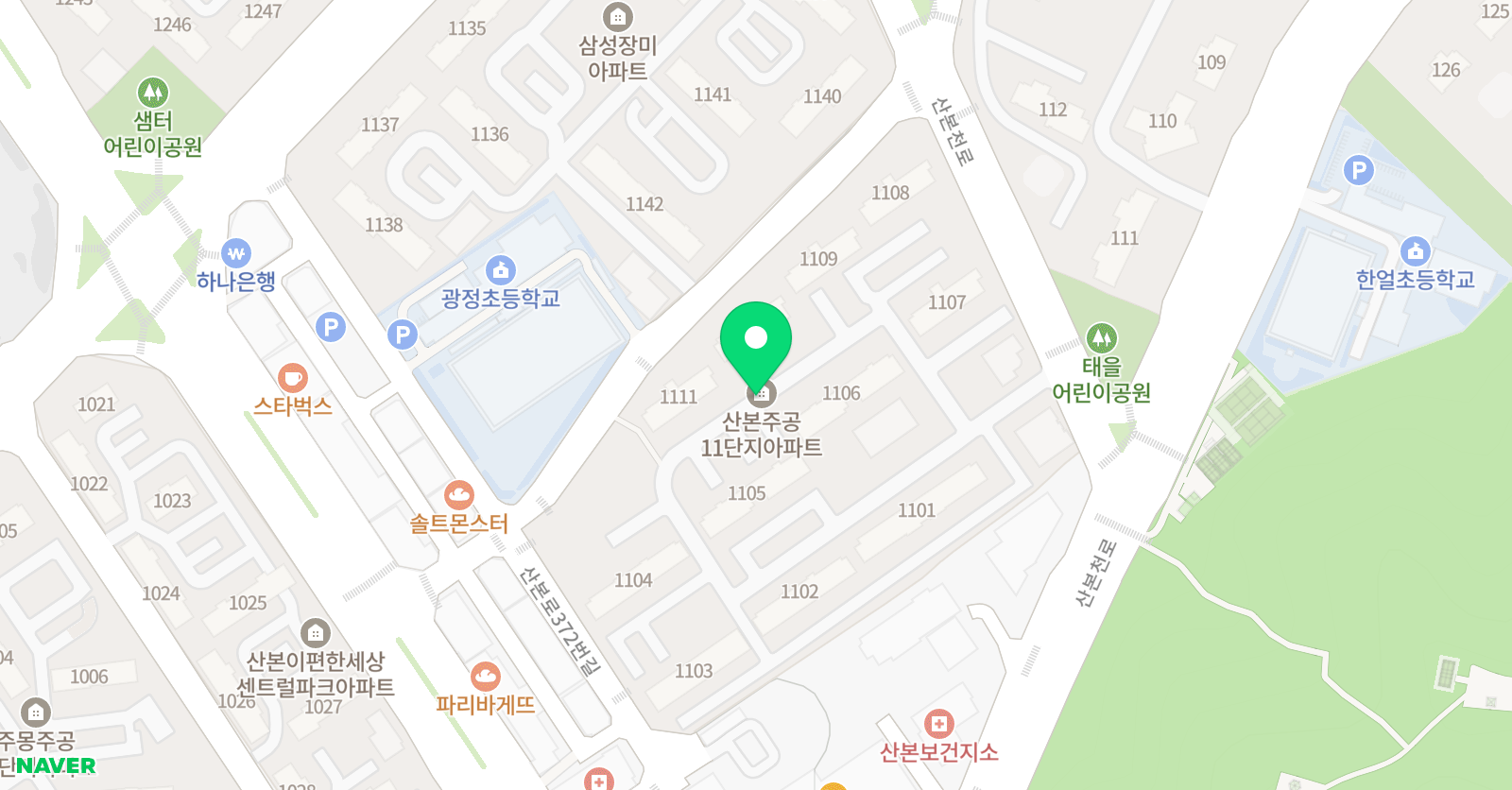 일빵빵 수학 위치