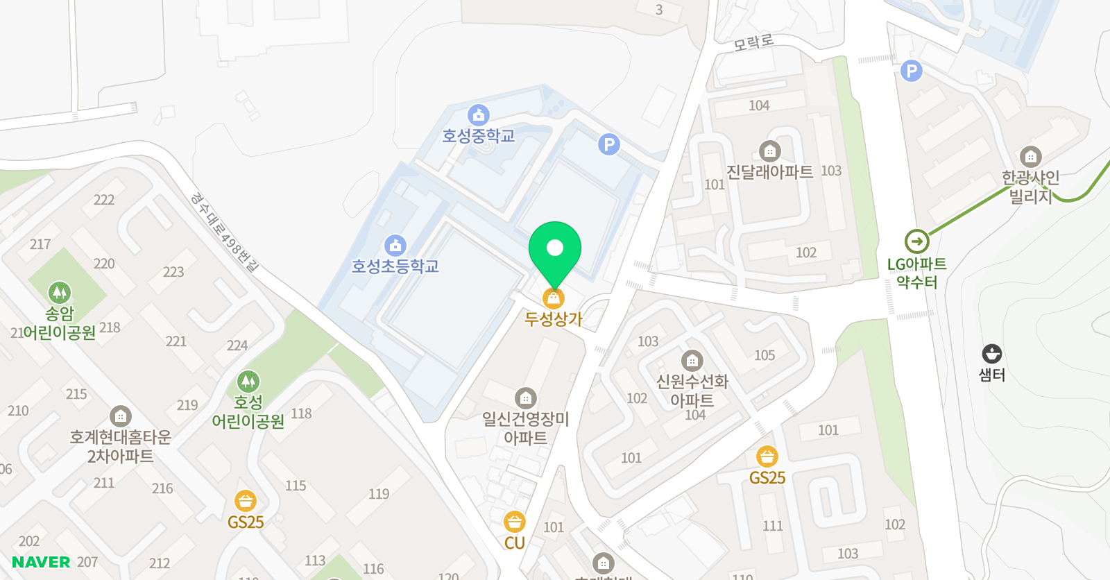 그림이좋은아이들 호계지점 위치