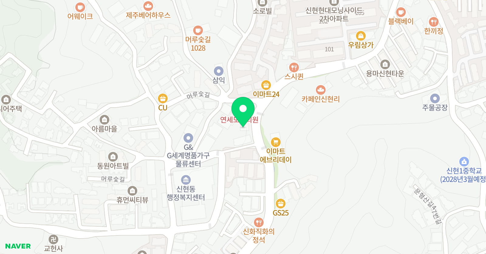 크리아트칸타빌레 음악미술학원 위치