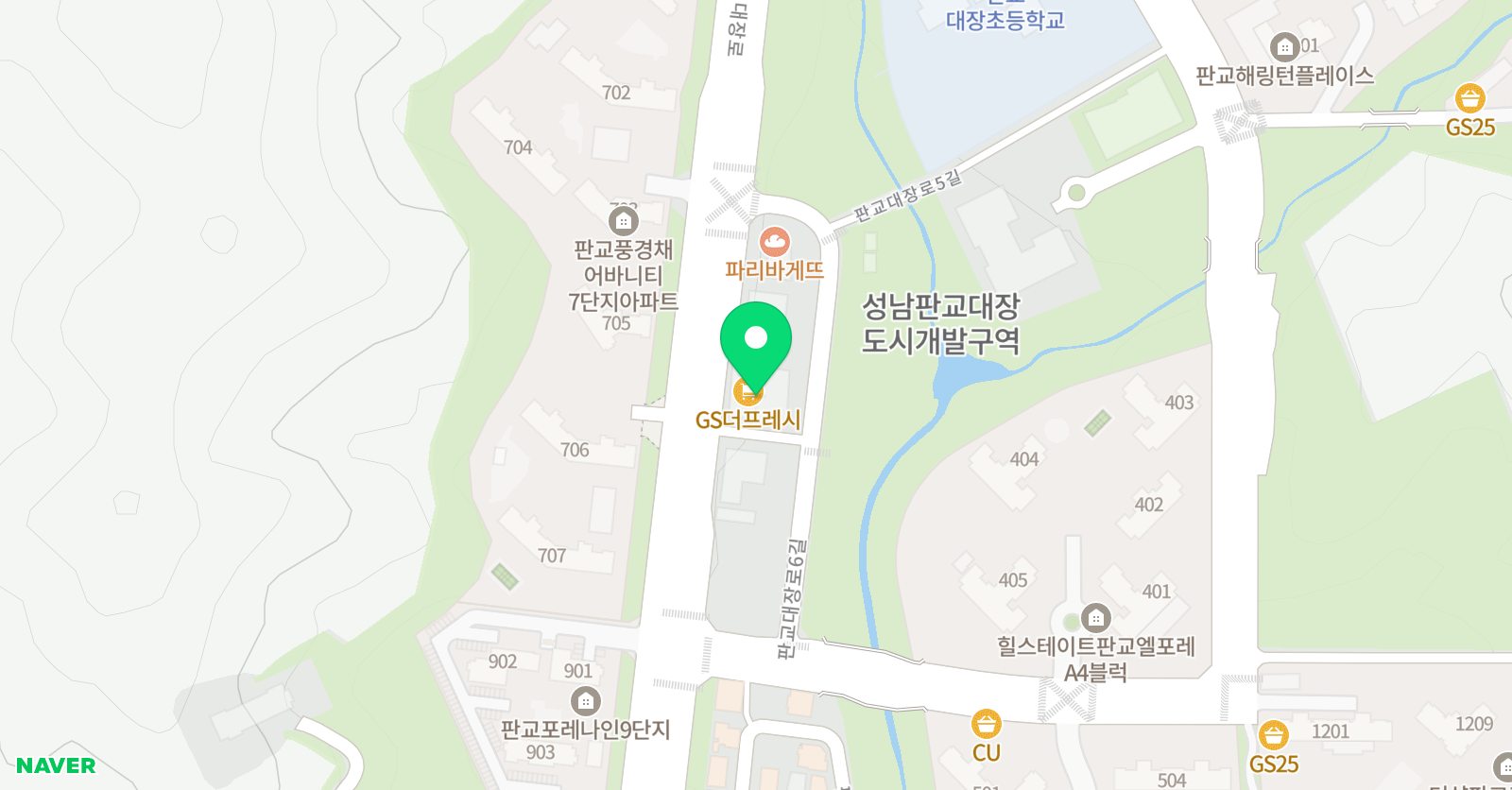 JK 태권도 파워점핑 위치