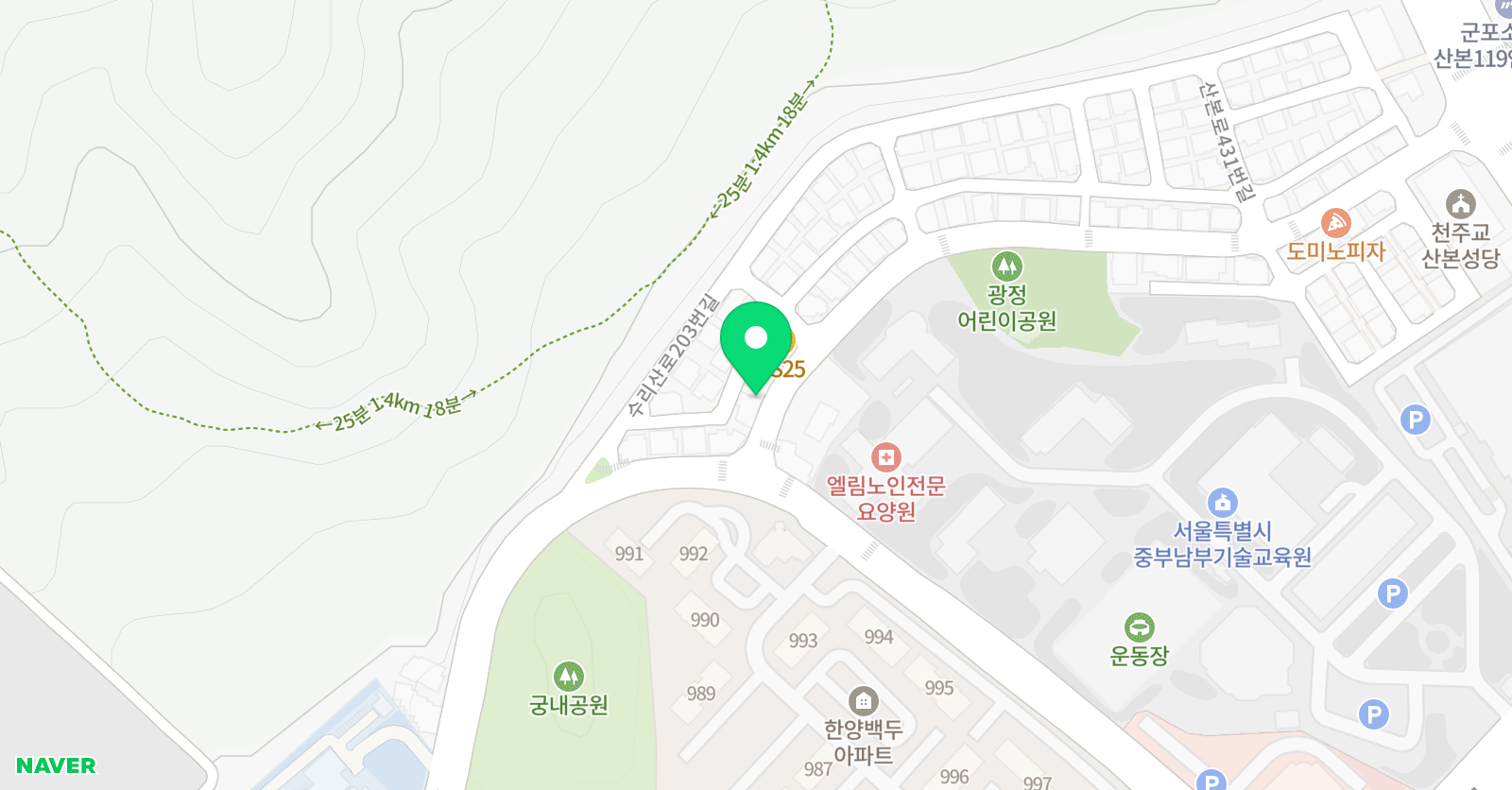 로뎀나무 미술교습소 위치