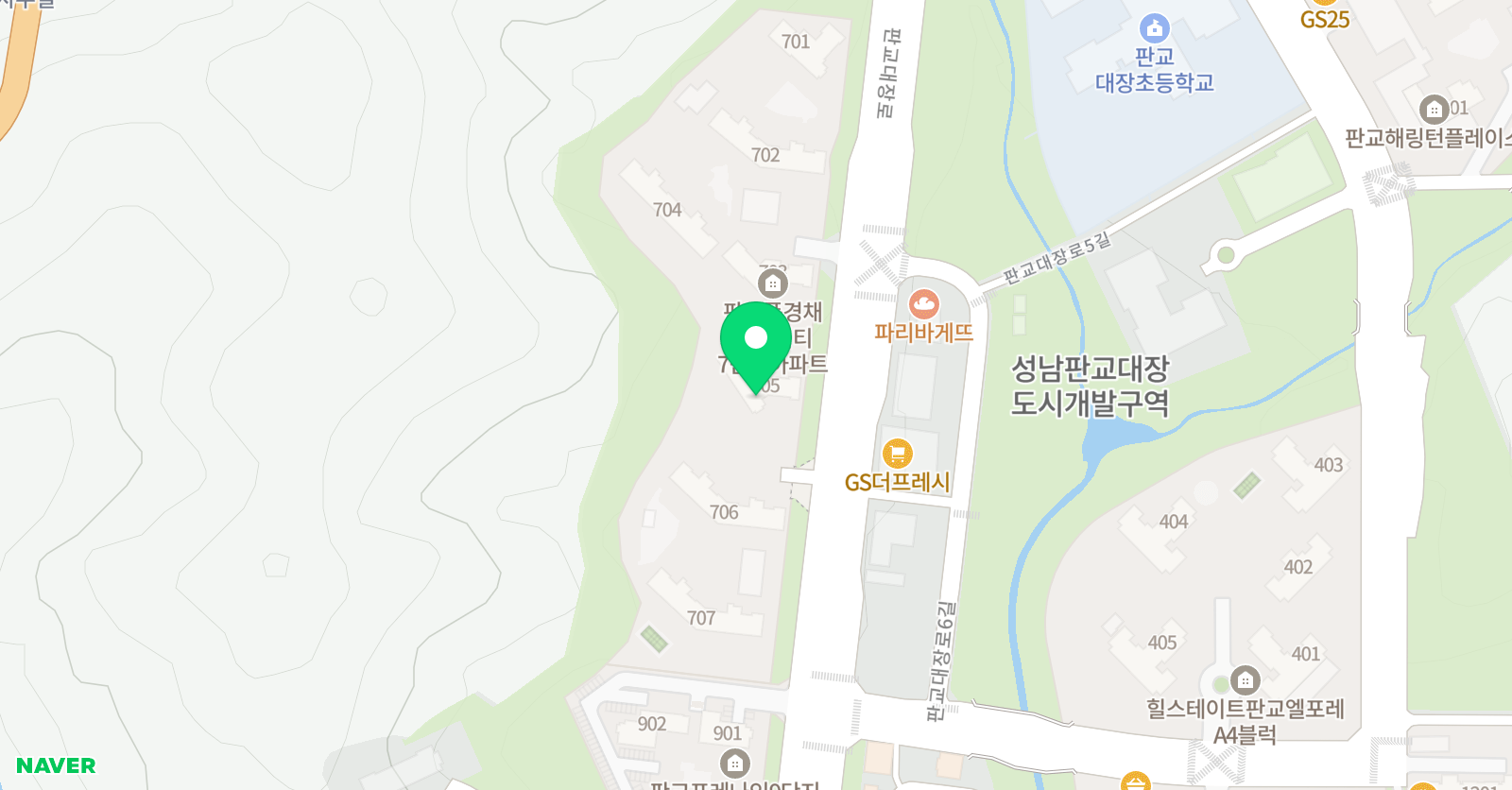 크리아트 교육원 판교대장 위치