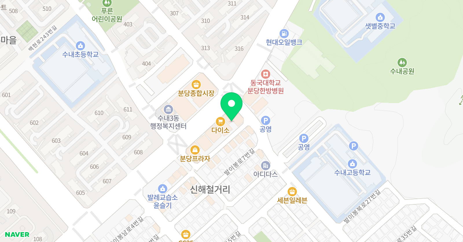 21세기집중력기억법 학원 위치