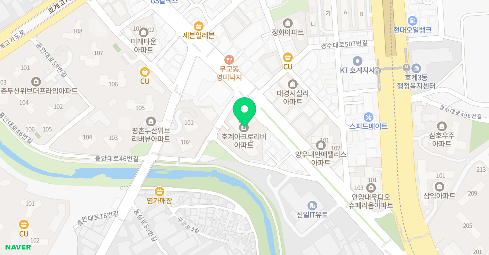 분더바 영어 위치