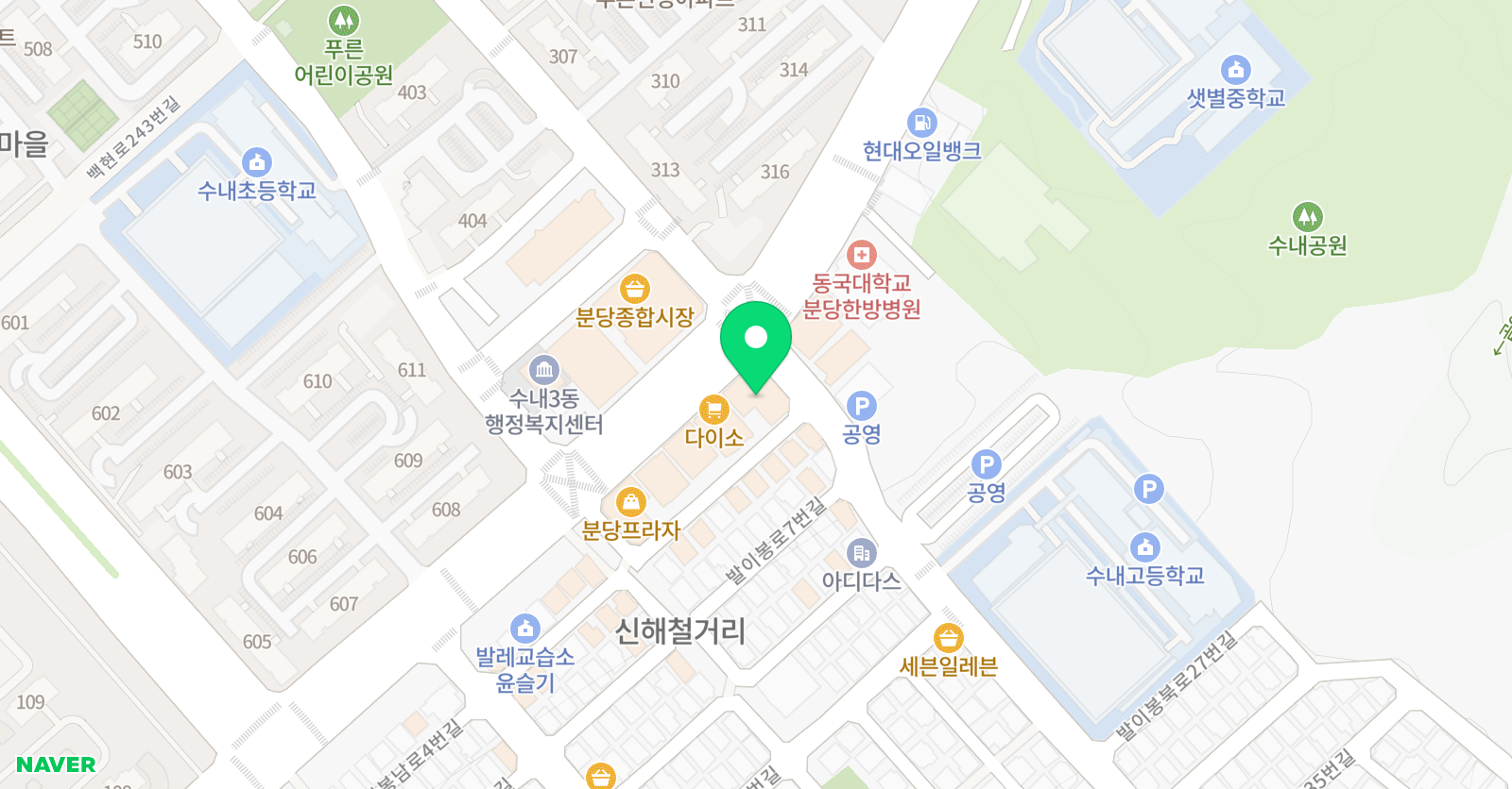 HR 어학원 위치