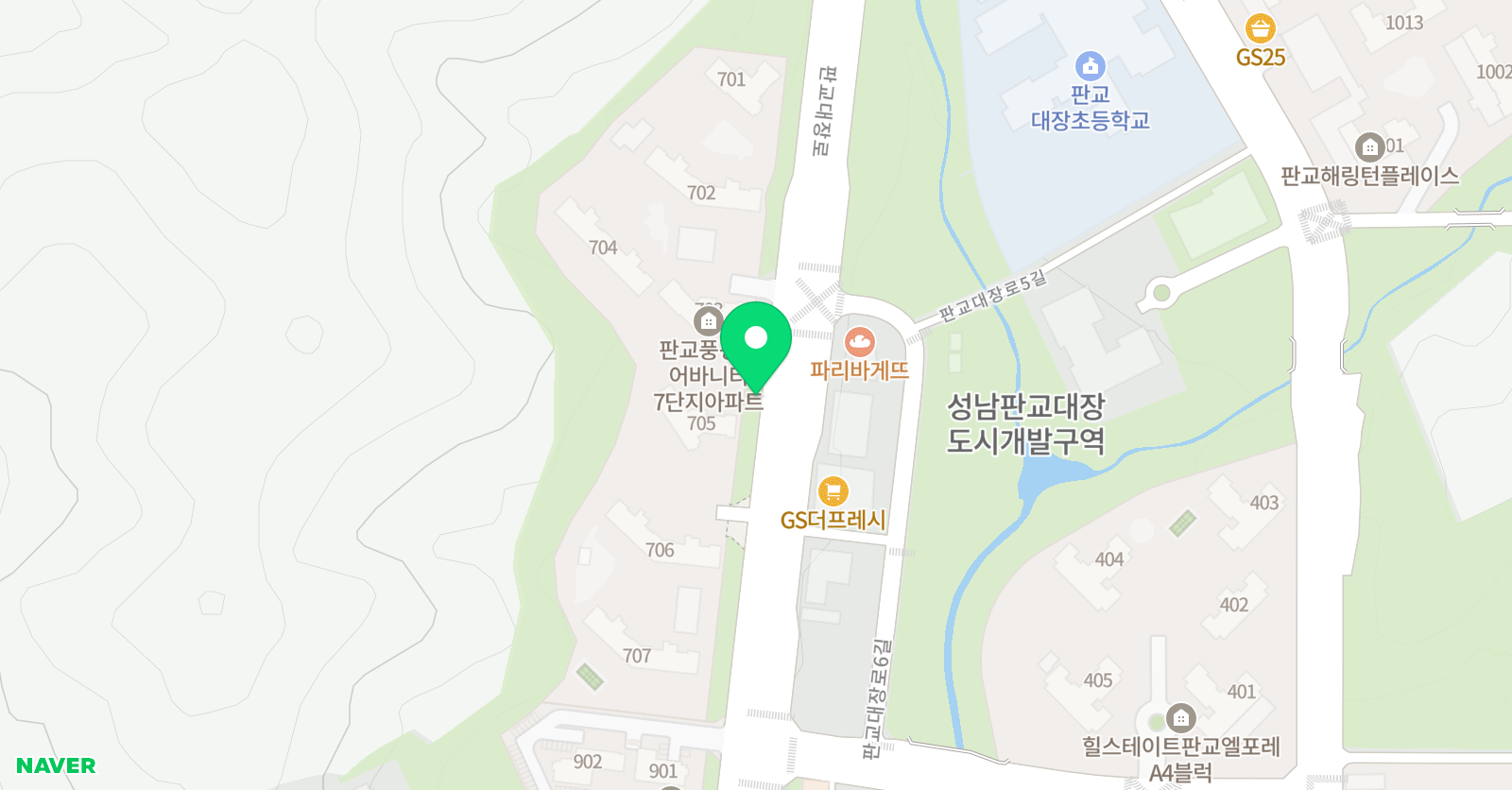 탑클래스 영어학원 위치