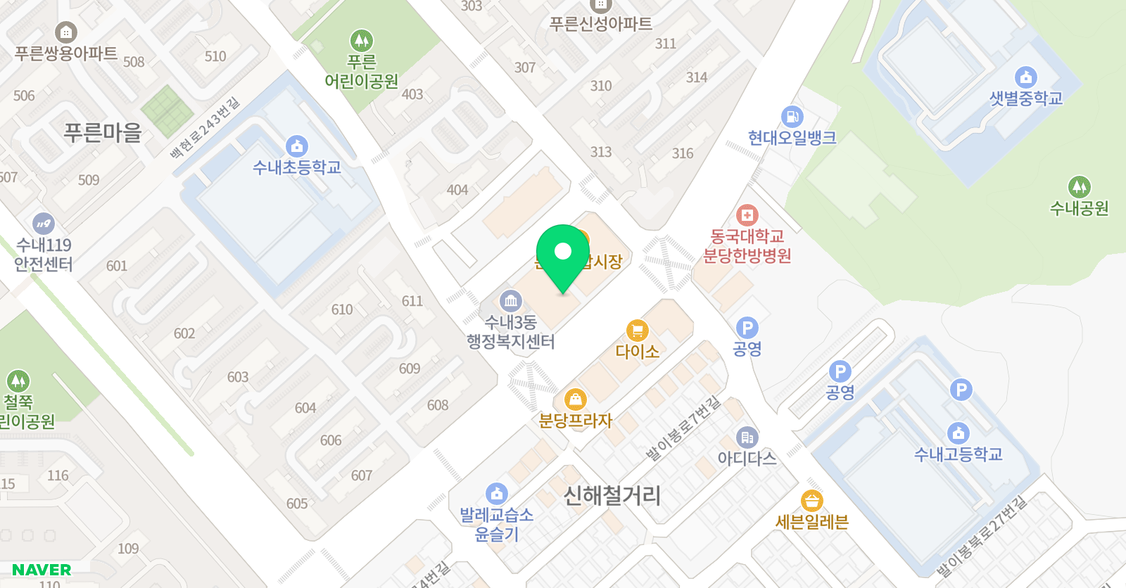라엘 무용학원 위치