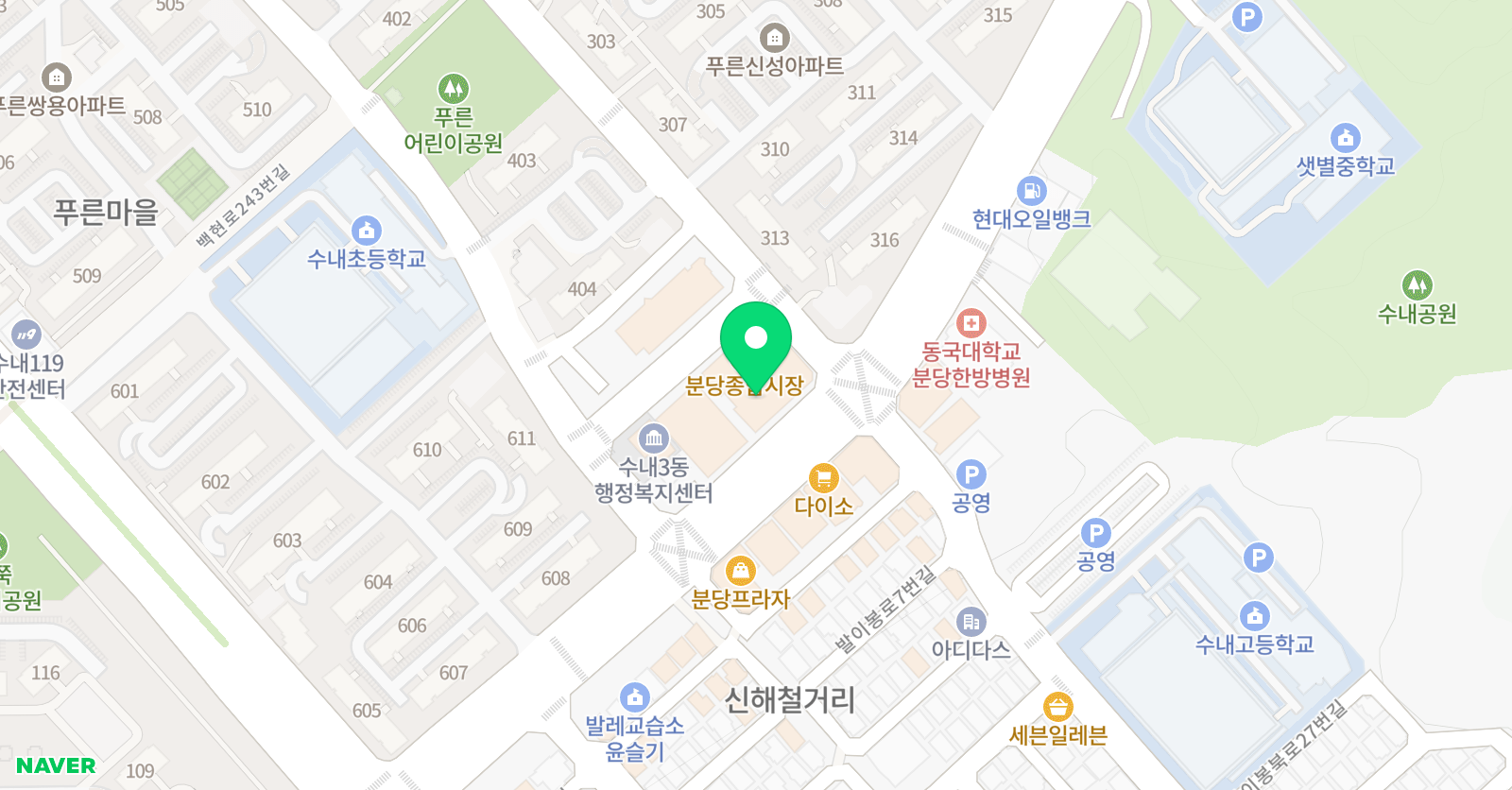 안단테 음악학원 위치