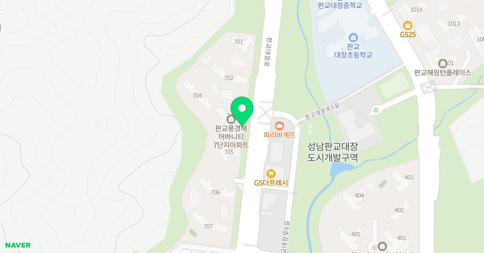 크레오아트 미술교습소 위치