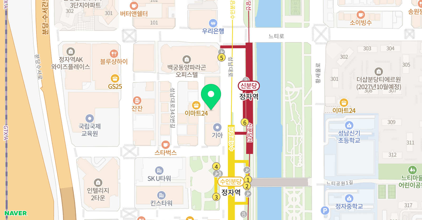 CMS 분당영재관 위치