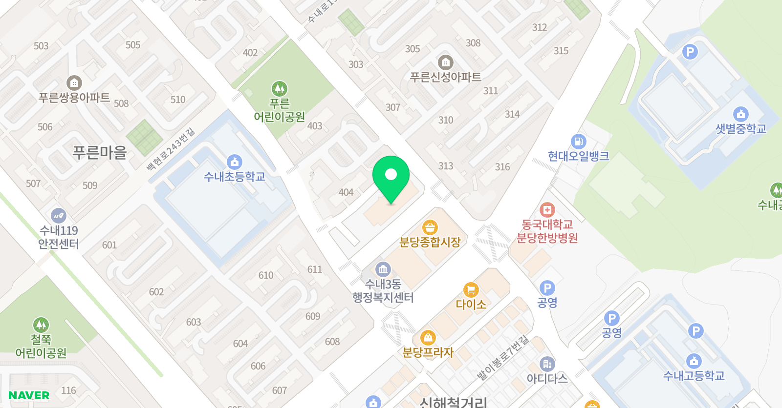 어린이미술공작소림 위치