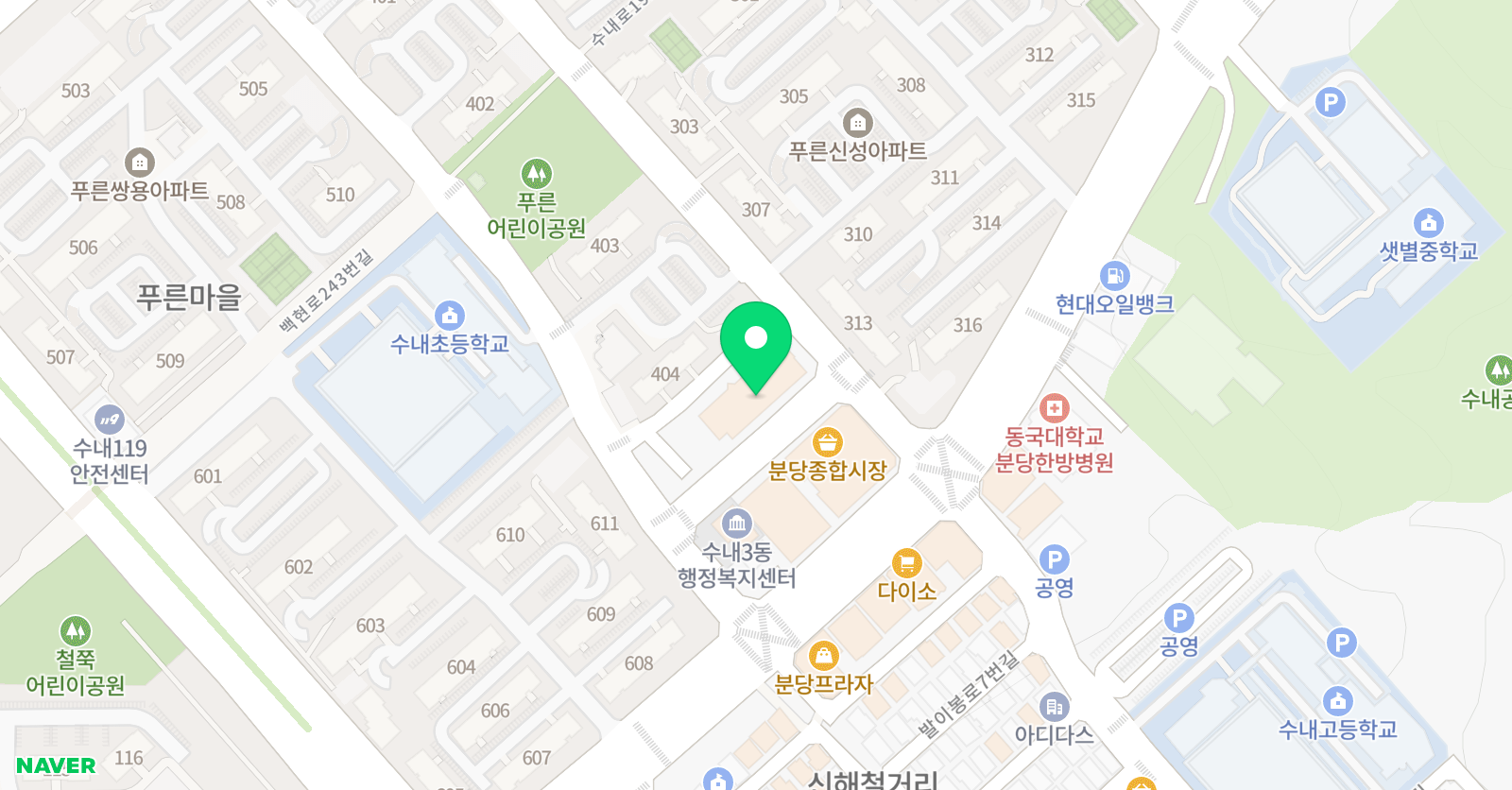 바하 음악학원 위치