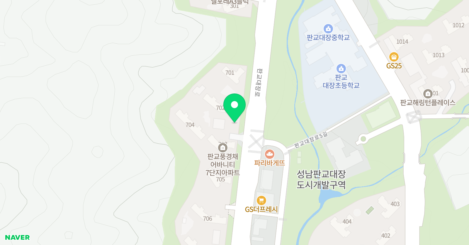 마일스톤 영어학원 위치
