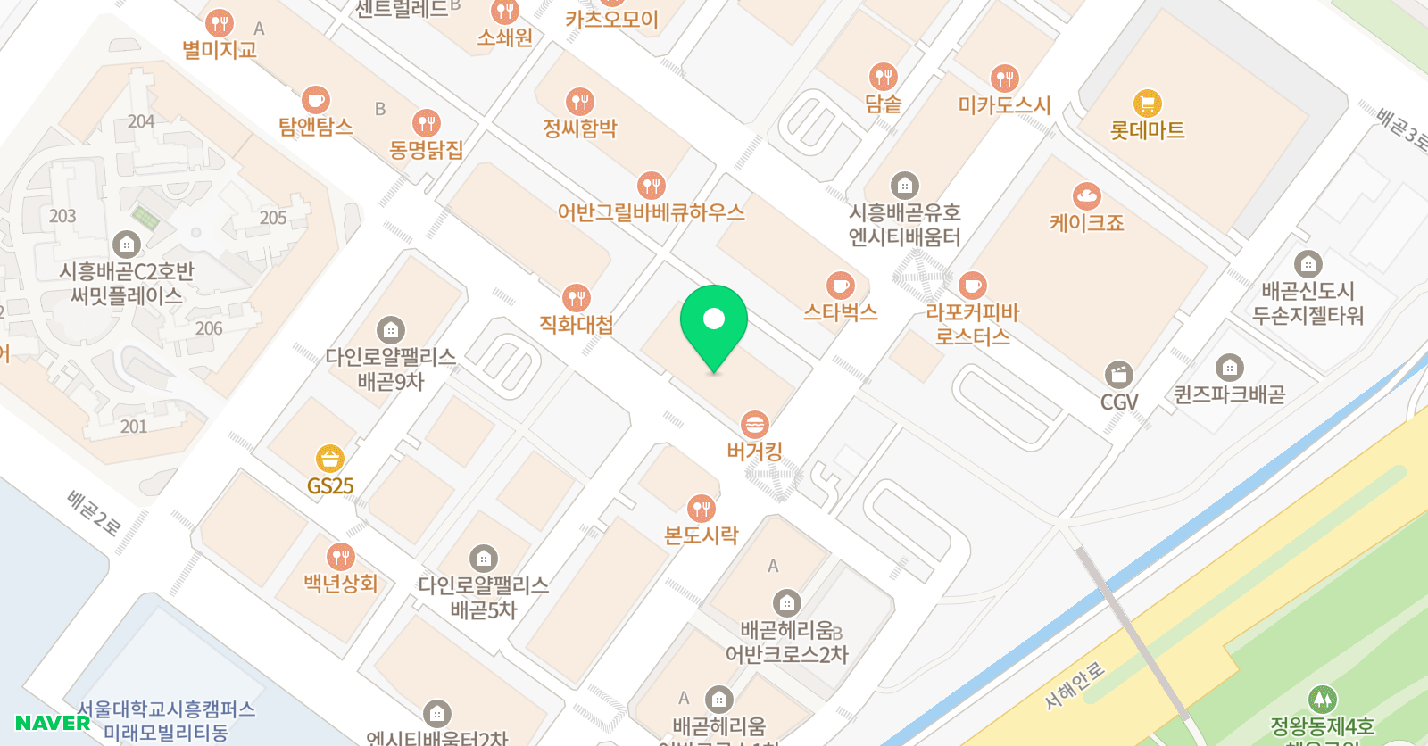 일단 영어중고등영어전문학원 위치