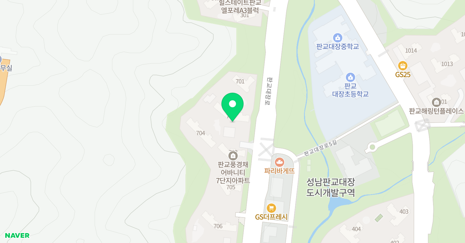글샘 독서토론논술 위치
