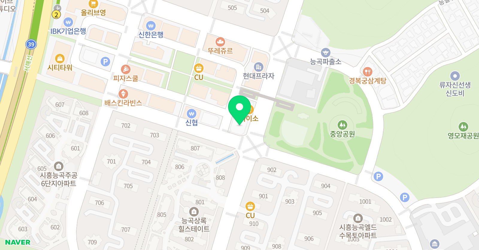 에스아트 실용음악학원 위치